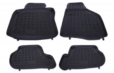 Covorase Presuri Auto Negru din Cauciuc pentru SEAT Leon 1P (2005-2013) SKODA Octavia II (2004-2013) VW Golf 5 Golf 6 (2003-2013) Jetta V (2005-2010) 