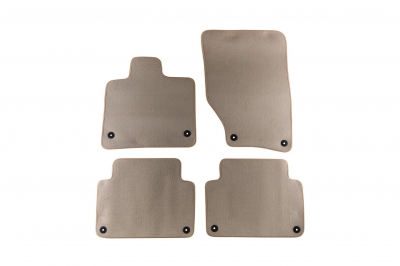 Set 4 covorase auto din mocheta, bej, pentru pentru AUDI Q7  06/2006-05/2015-