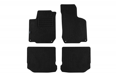 Set 4 covorase auto din mocheta, negru, pentru pentru VW Golf IV 1998-08/2003, Beetle 1998-09/2011, Bora 1998-2005-