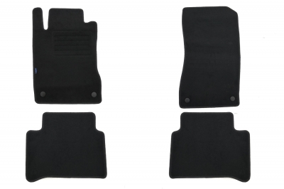 Set 4 covorase auto din mocheta, negru, pentru pentru MERCEDES E-Klasse (W211) E220-E500 03/2002-02/2009, T-Modell 03/2003-10/2009-