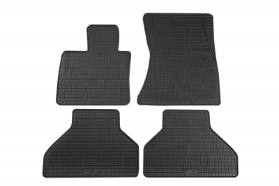 Set 4 covorase auto din cauciuc PETEX, negru, pentru pentru BMW X5 (E70) 03/2007-10/2013, X6 (E71) 06/2008-11/2014, X5 (F15) 11/2013, X6 (F16) 12/2014